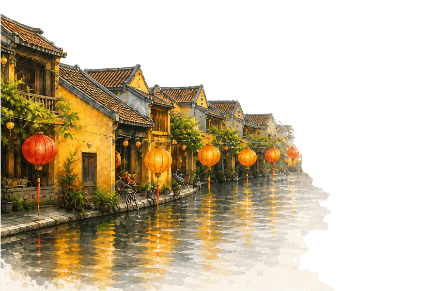 Phố cổ Hội An về đêm